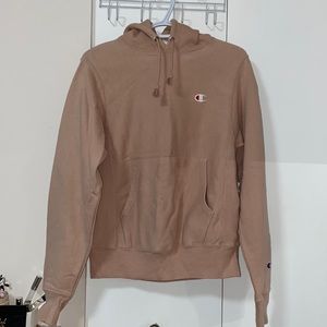 Pink Reverse Weave Champion Hoodie
